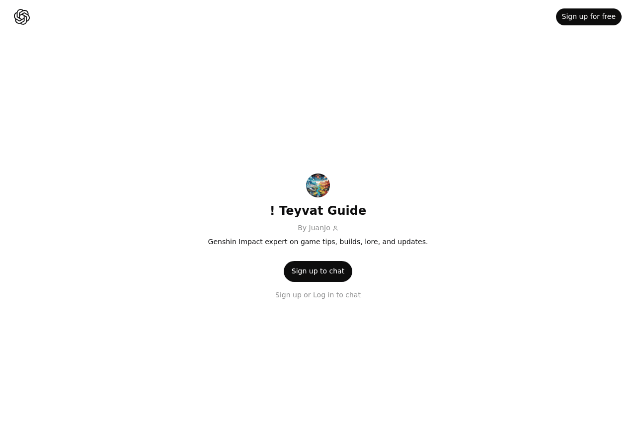 ! Teyvat Guide