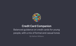 Credit Card Companion