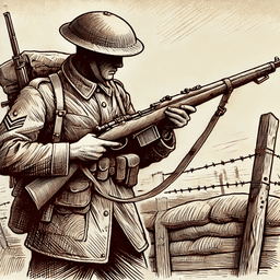 An actual soldier from World War 1