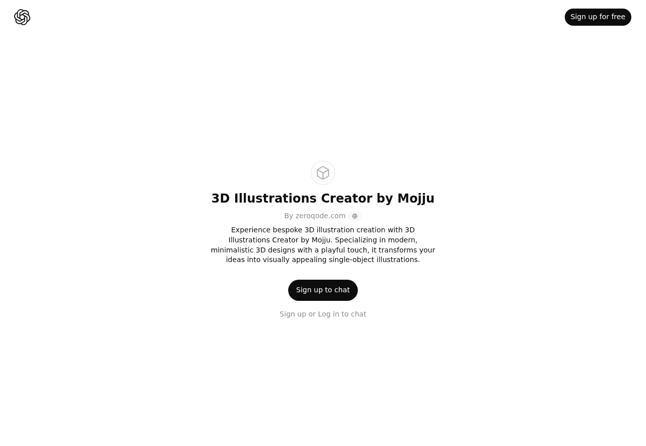 3D Illustrations Creator by Mojju