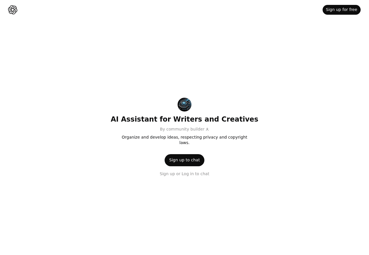 AI Assistant for Writers and Creatives