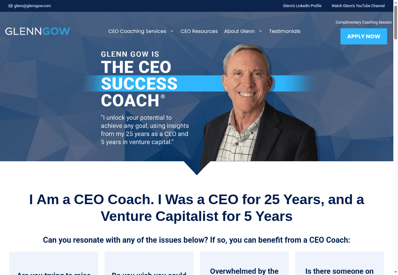 AI CEO Coach by Glenn Gow