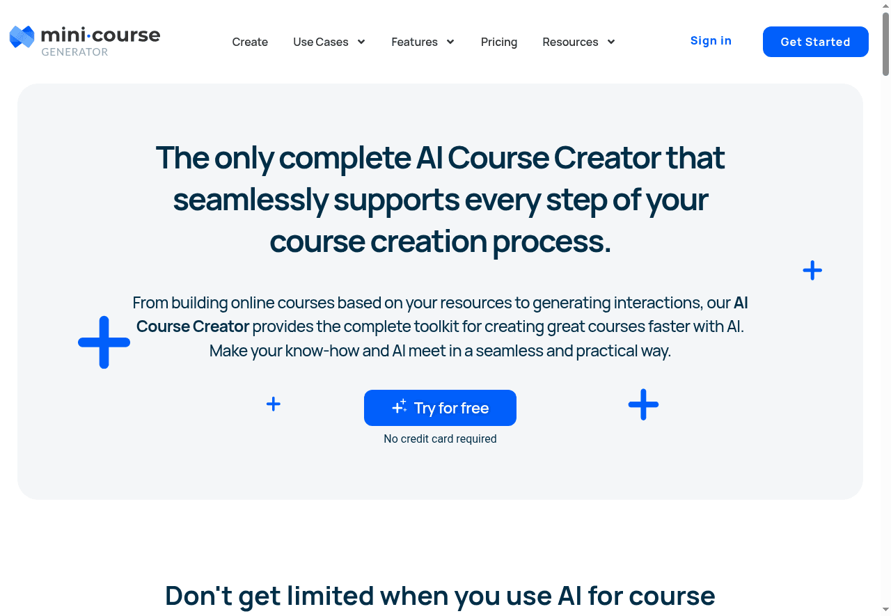 AI Course Creator