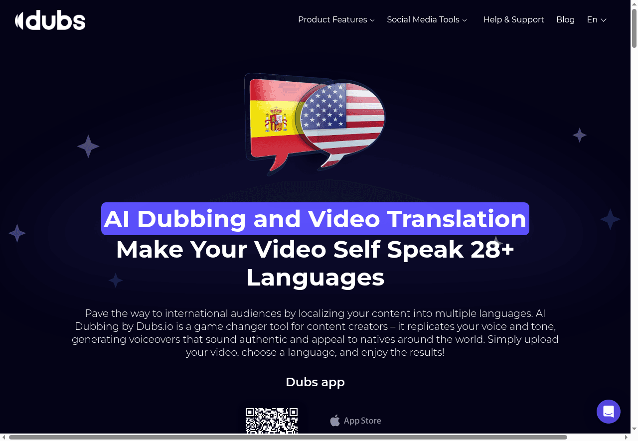 AI Dubbing by Captions