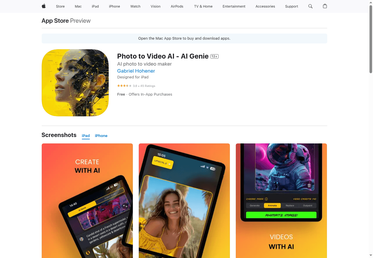 AI Genie Photo + Art Generator