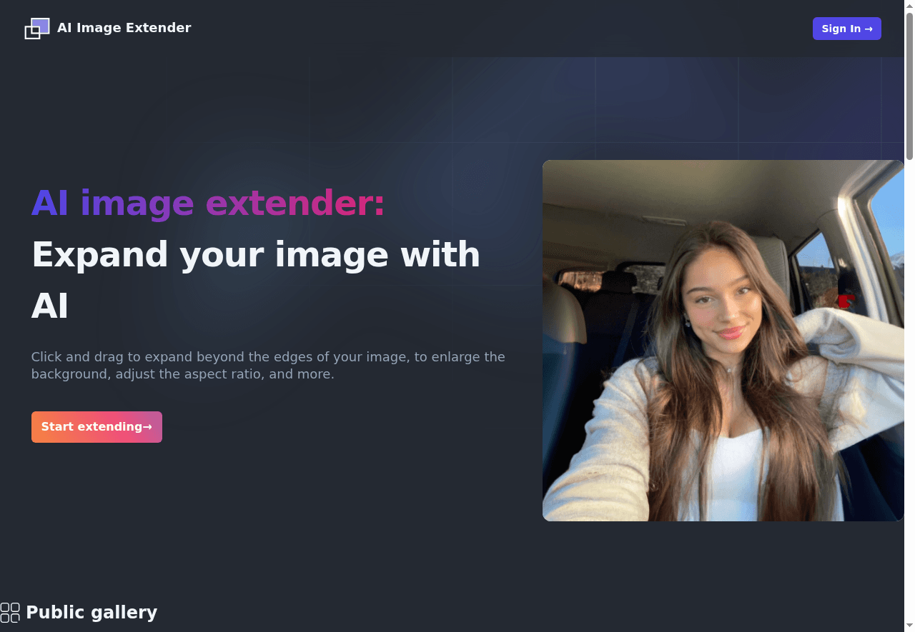 AI Image Extender