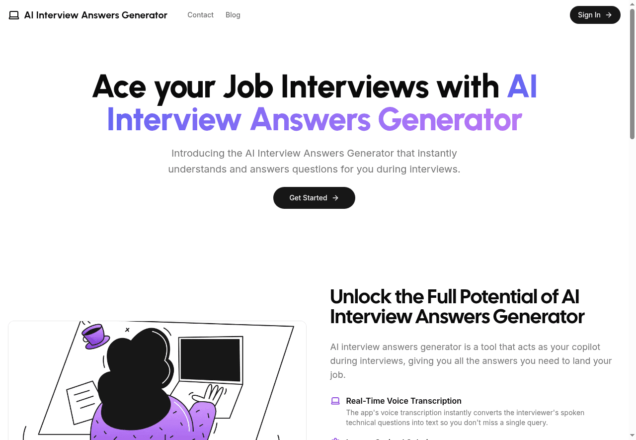 AI Interview Answers Generator