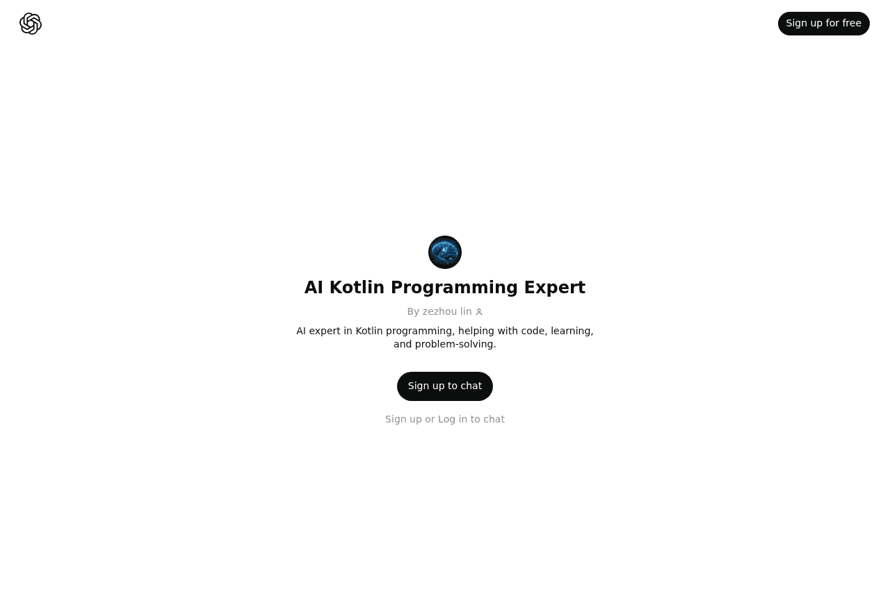 AI Kotlin Programming Expert