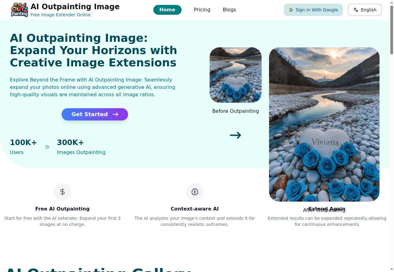 AI Outpainting Image