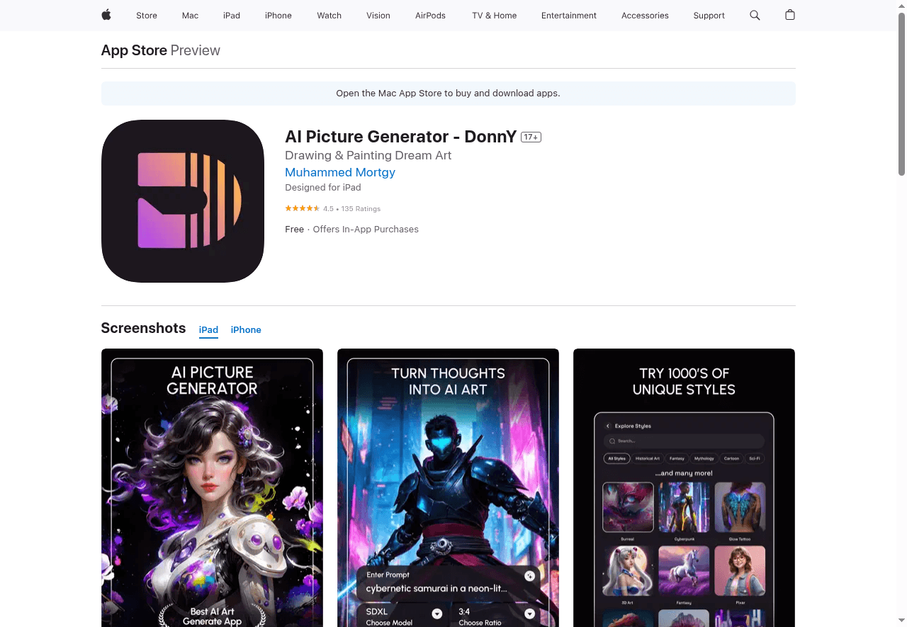 AI Picture Generator - DonnY