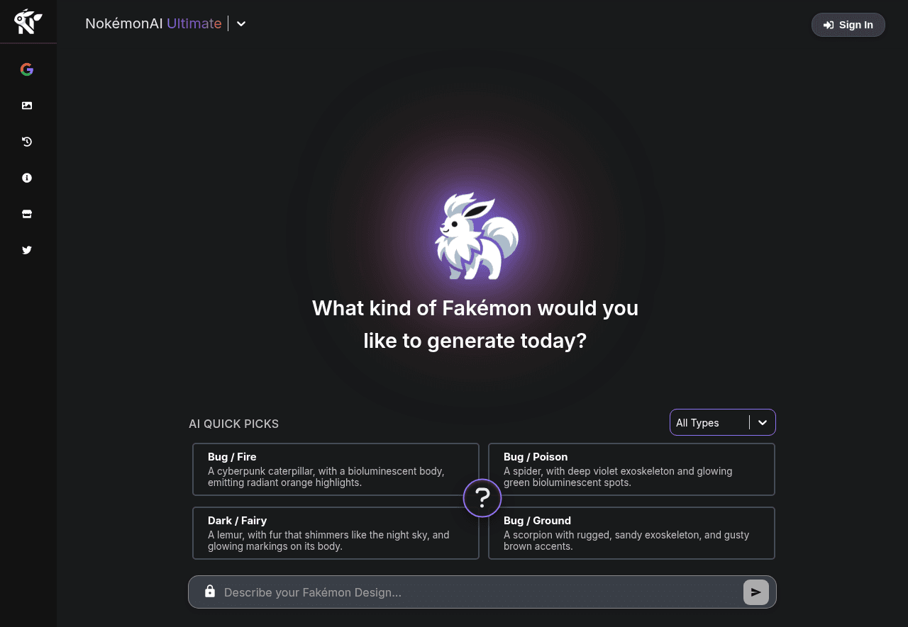 AI Pokemon generator