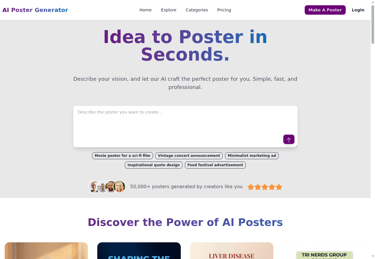 AI Poster Generator