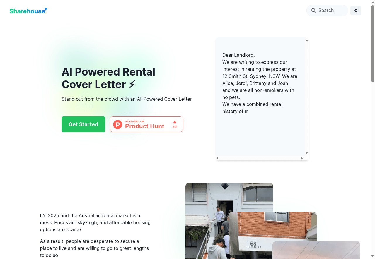 AI Powered Rental Cover Letter