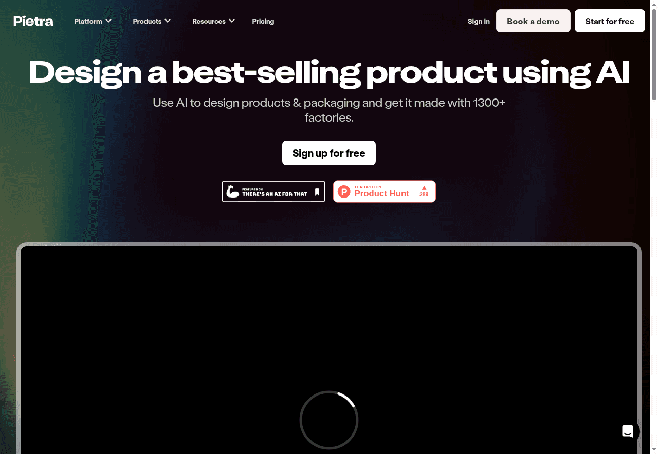 AI Product Design by Pietra