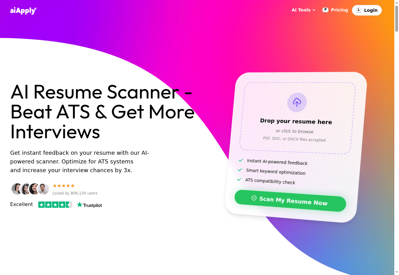 AI Resume Scanner - AIApply