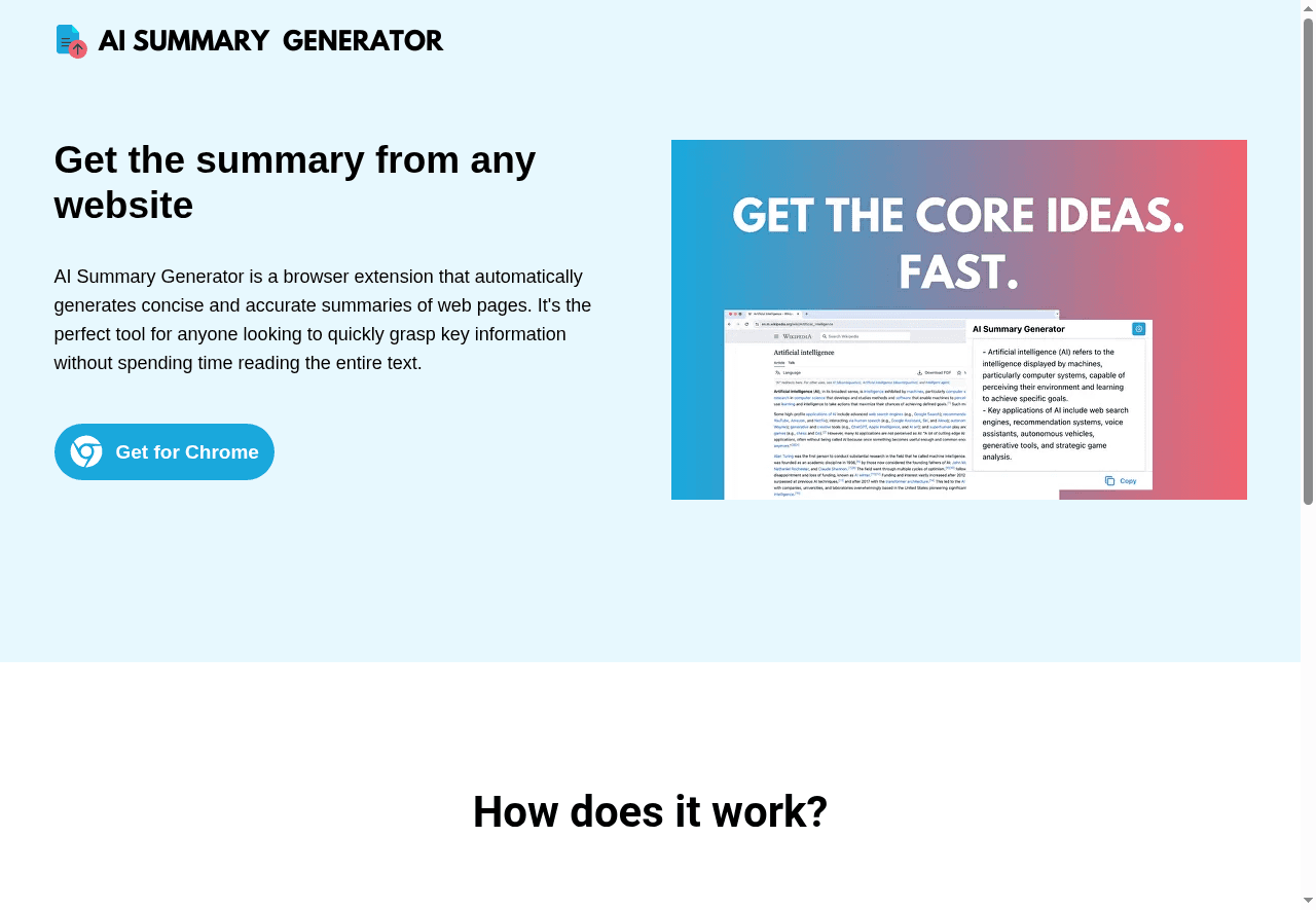 AI Summary Generator
