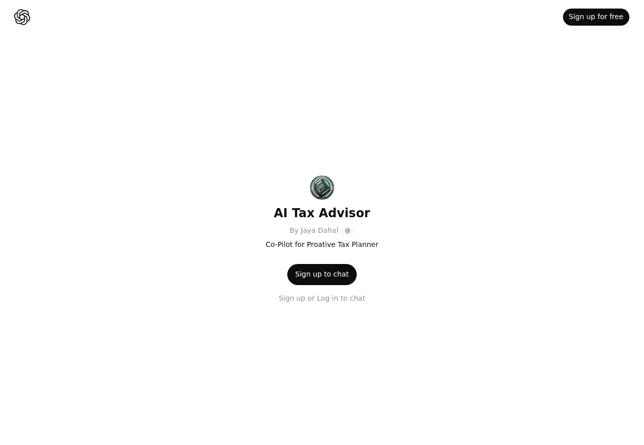 AI Tax Advisor