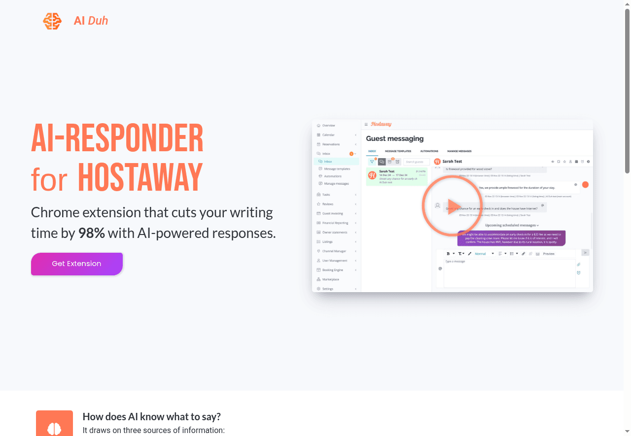 AI-Responder for HostAway
