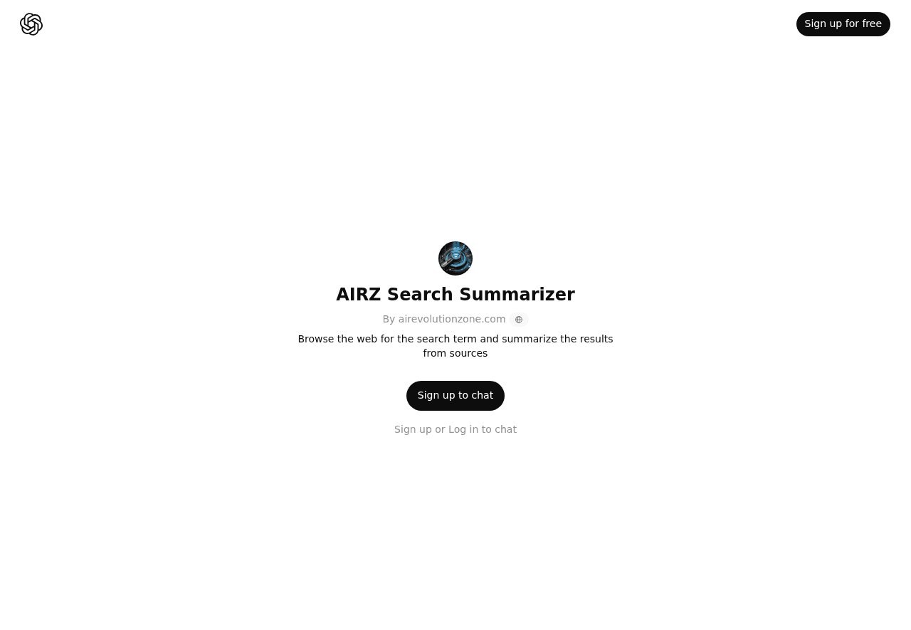 AIRZ Search Summarizer