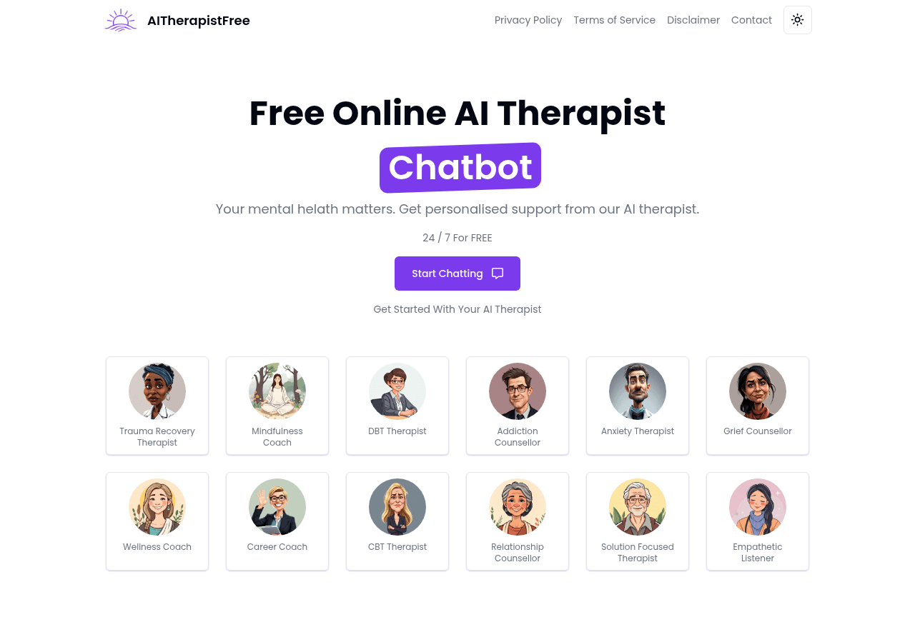 AITherapistFree