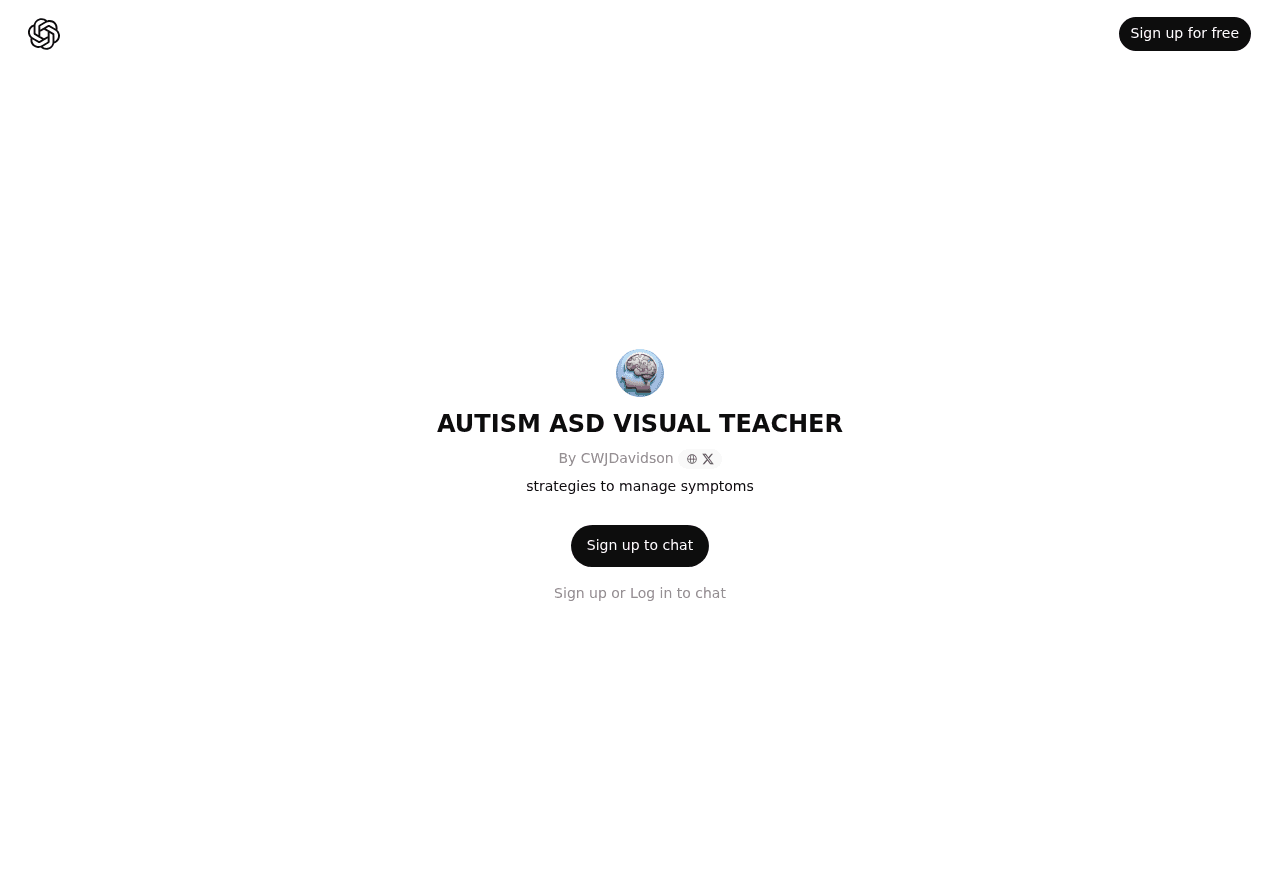 AUTISM ASD VISUAL TEACHER