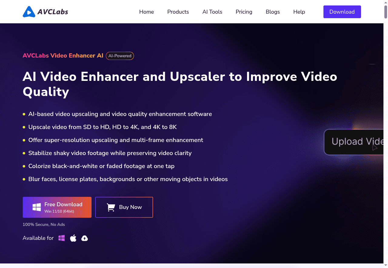 AVCLabs Video Enhancer