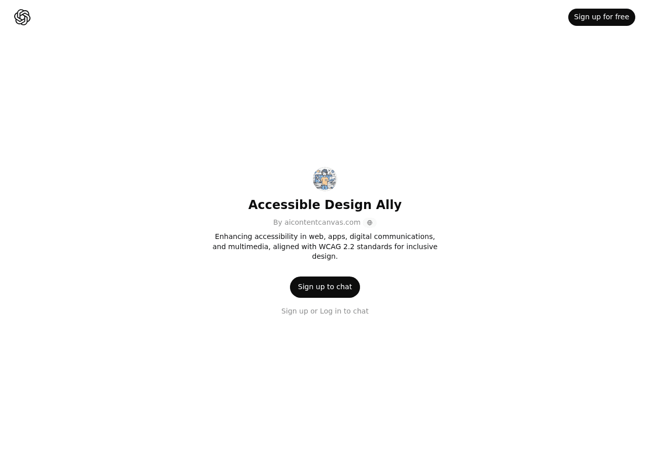 Accessible Design Ally