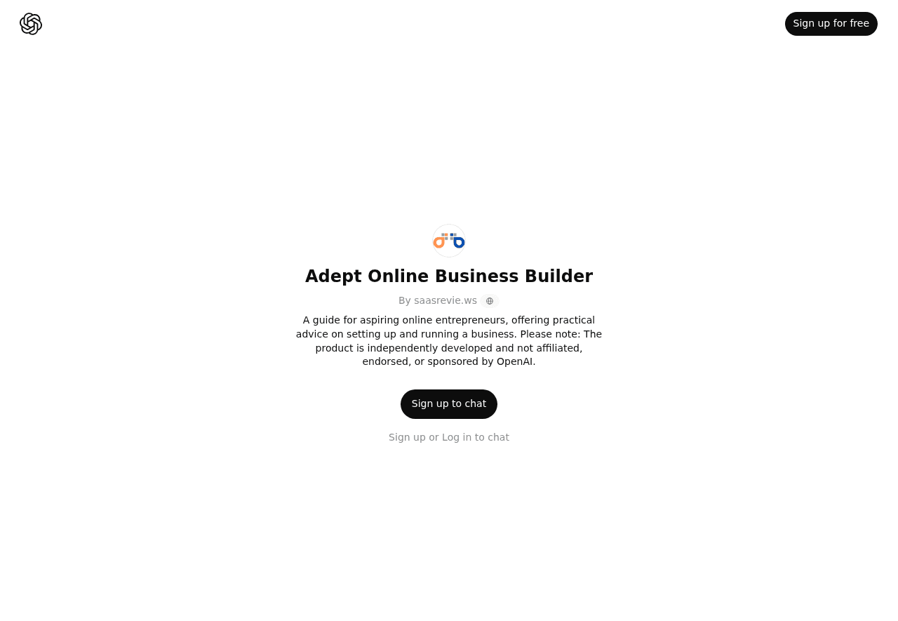Adept Online Business Builder