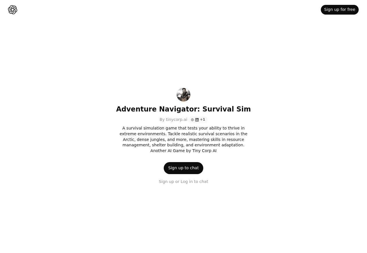 Adventure Navigator: Survival Sim