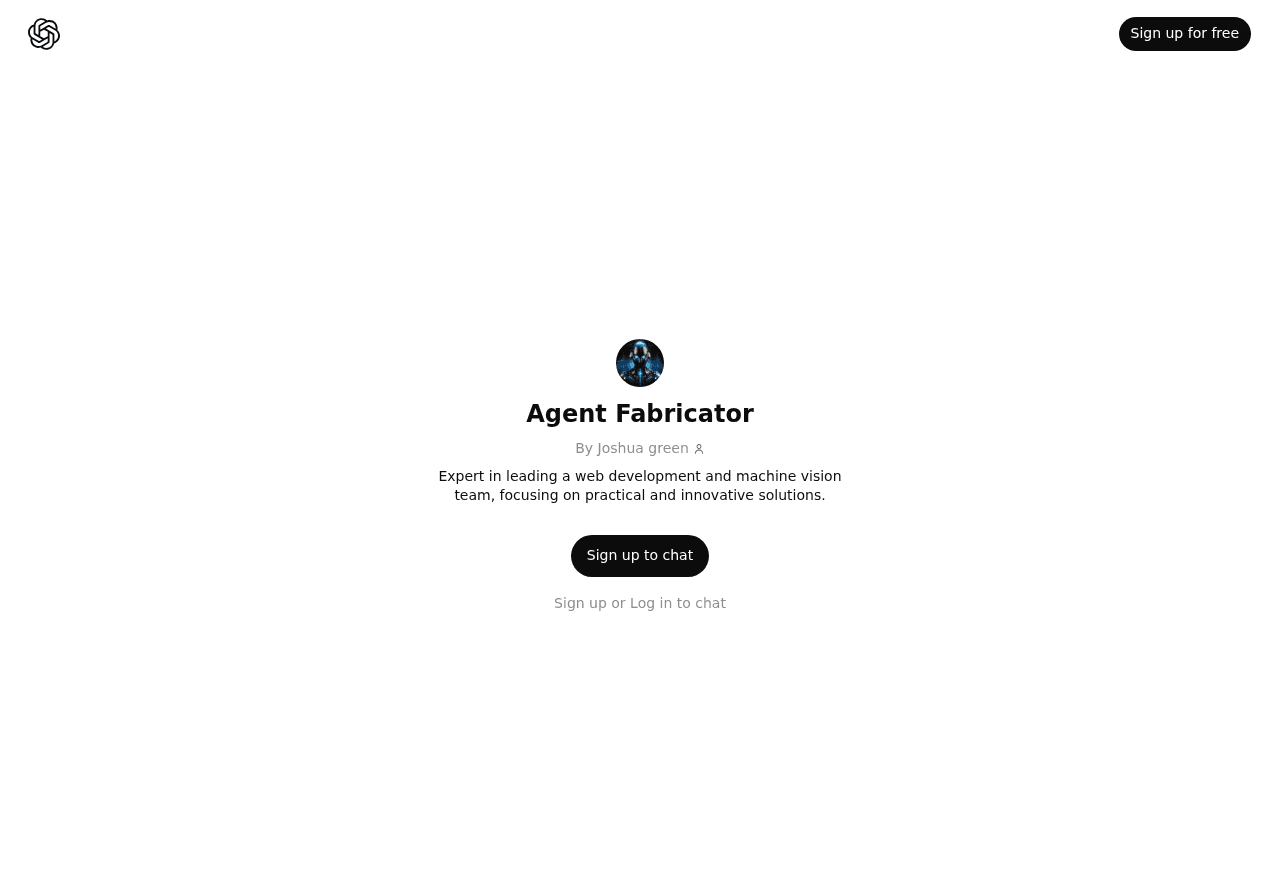 Agent Fabricator