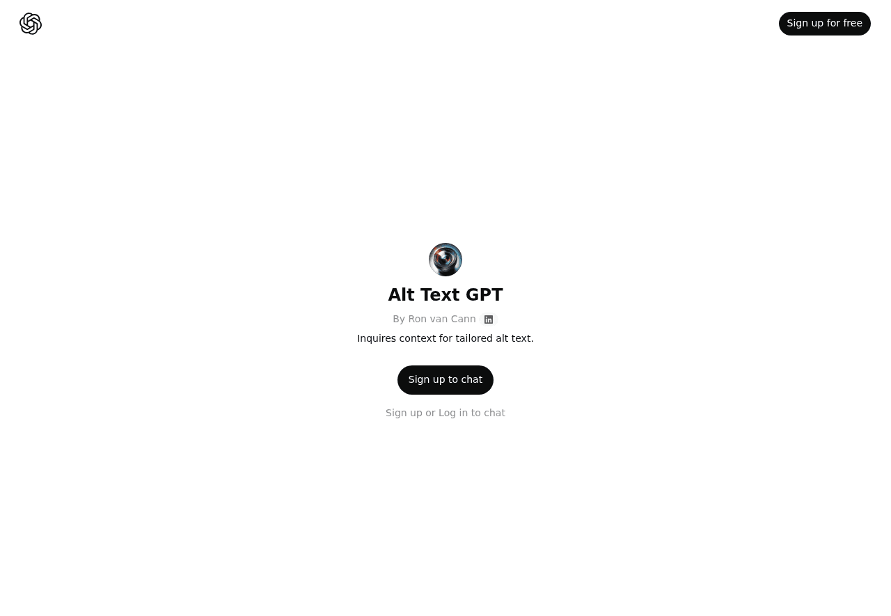 Alt Text GPT