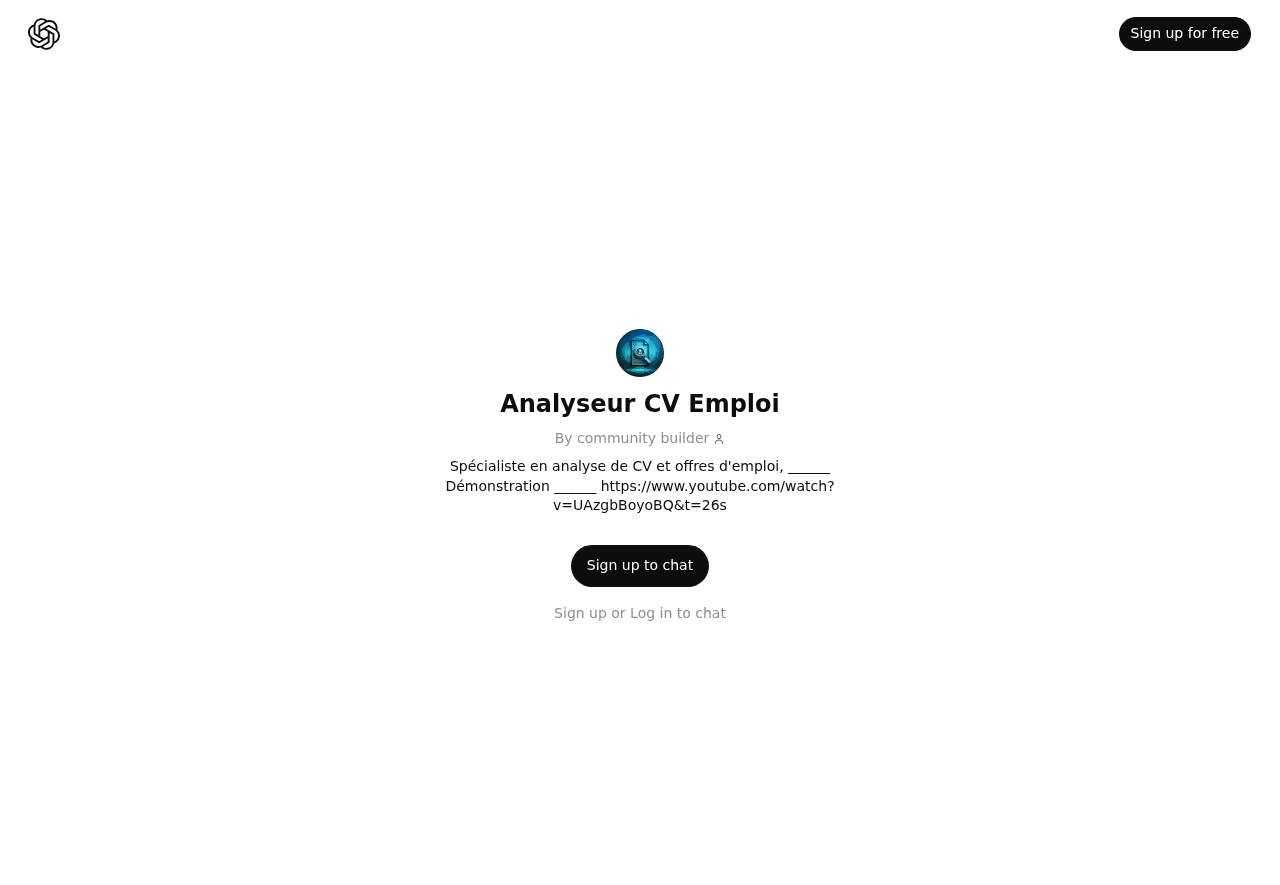 Analyseur CV Emploi