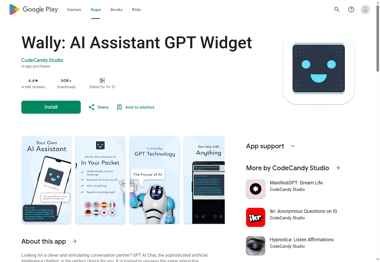 Android AI Assistant Widget