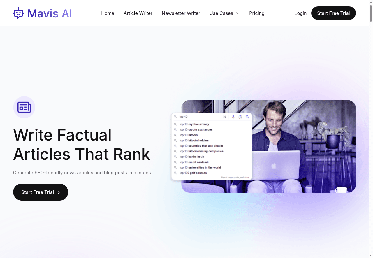 Article Writer - Mavis AI