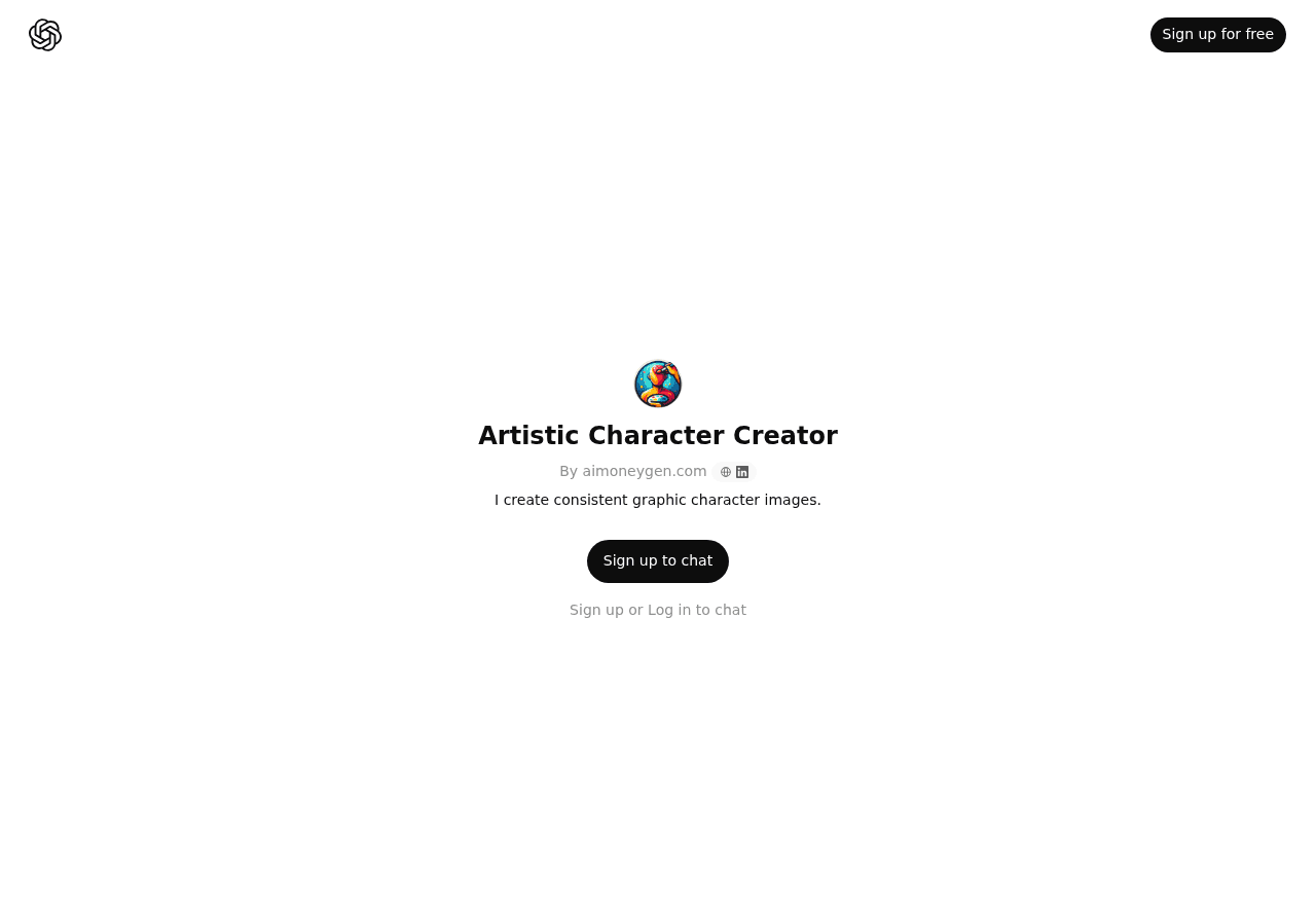 Artistic Character Creator