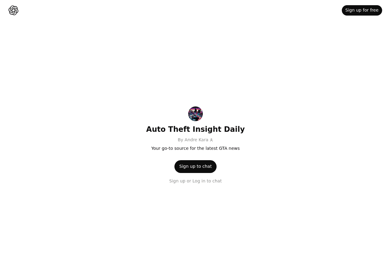 Auto Theft Insight Daily