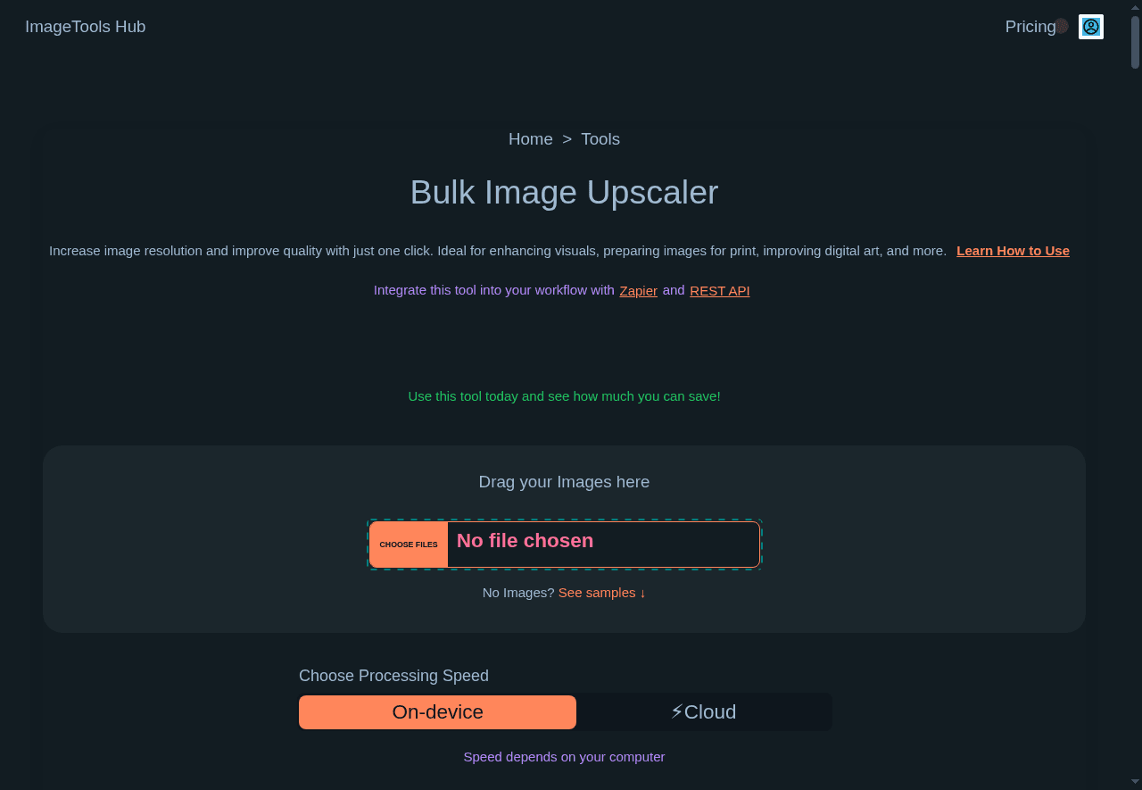 Automated Bulk Image Upscaler