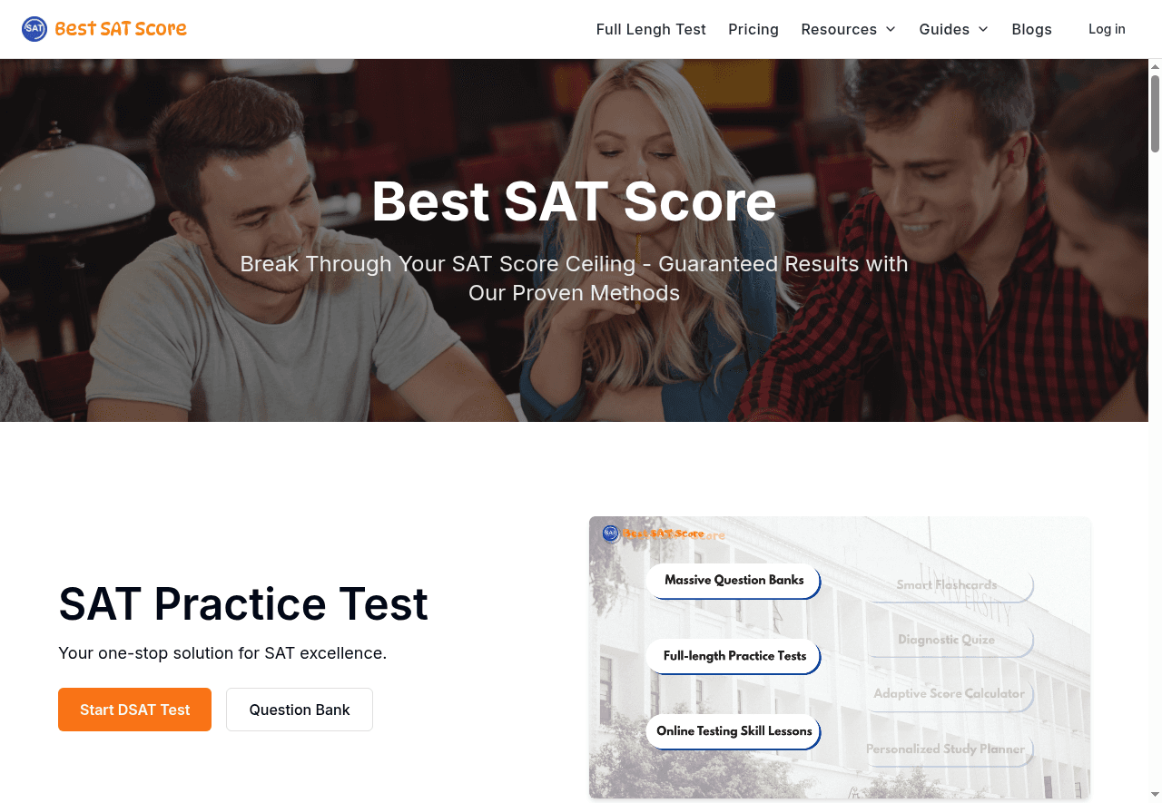 Best SAT Score