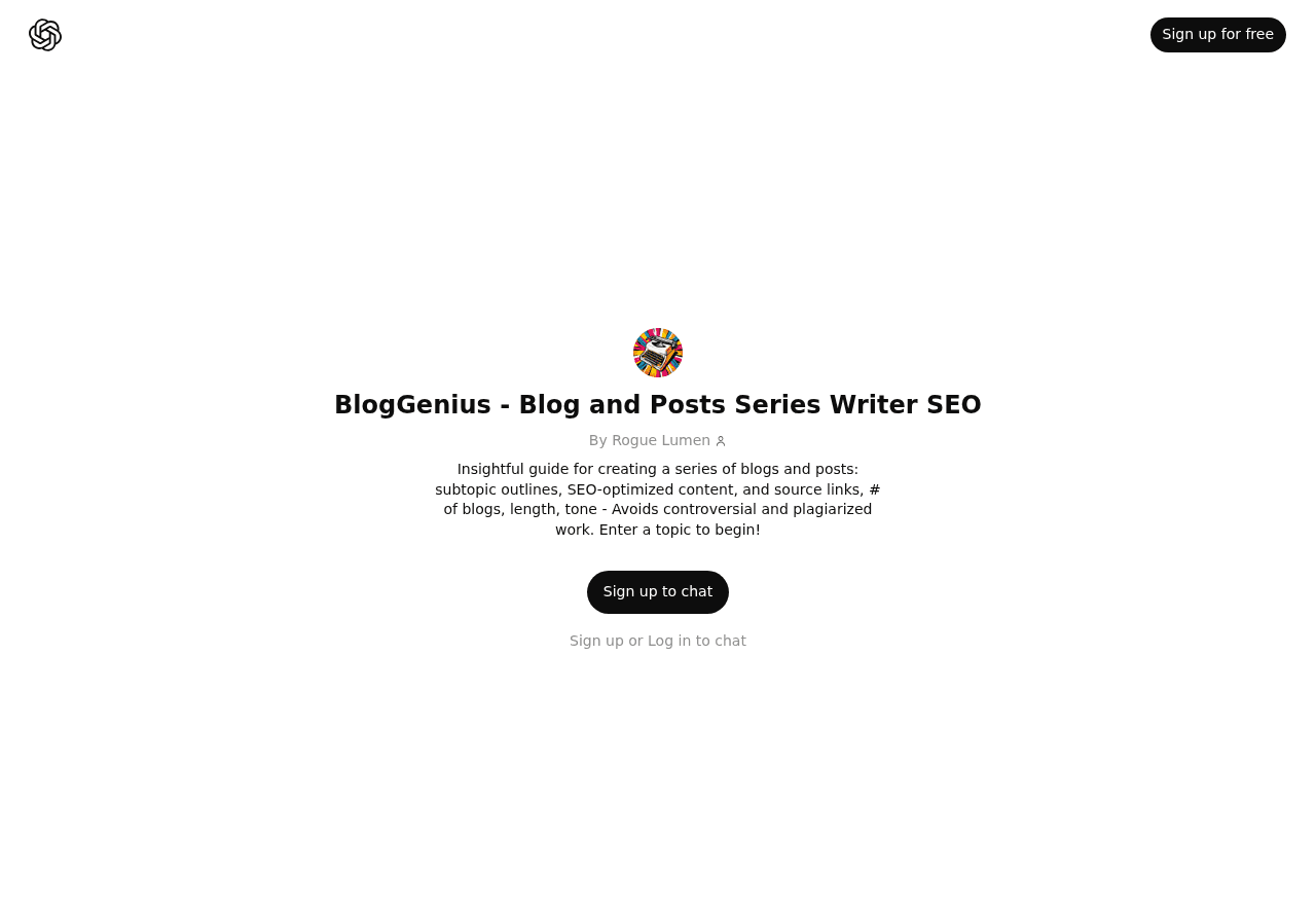 BlogGenius