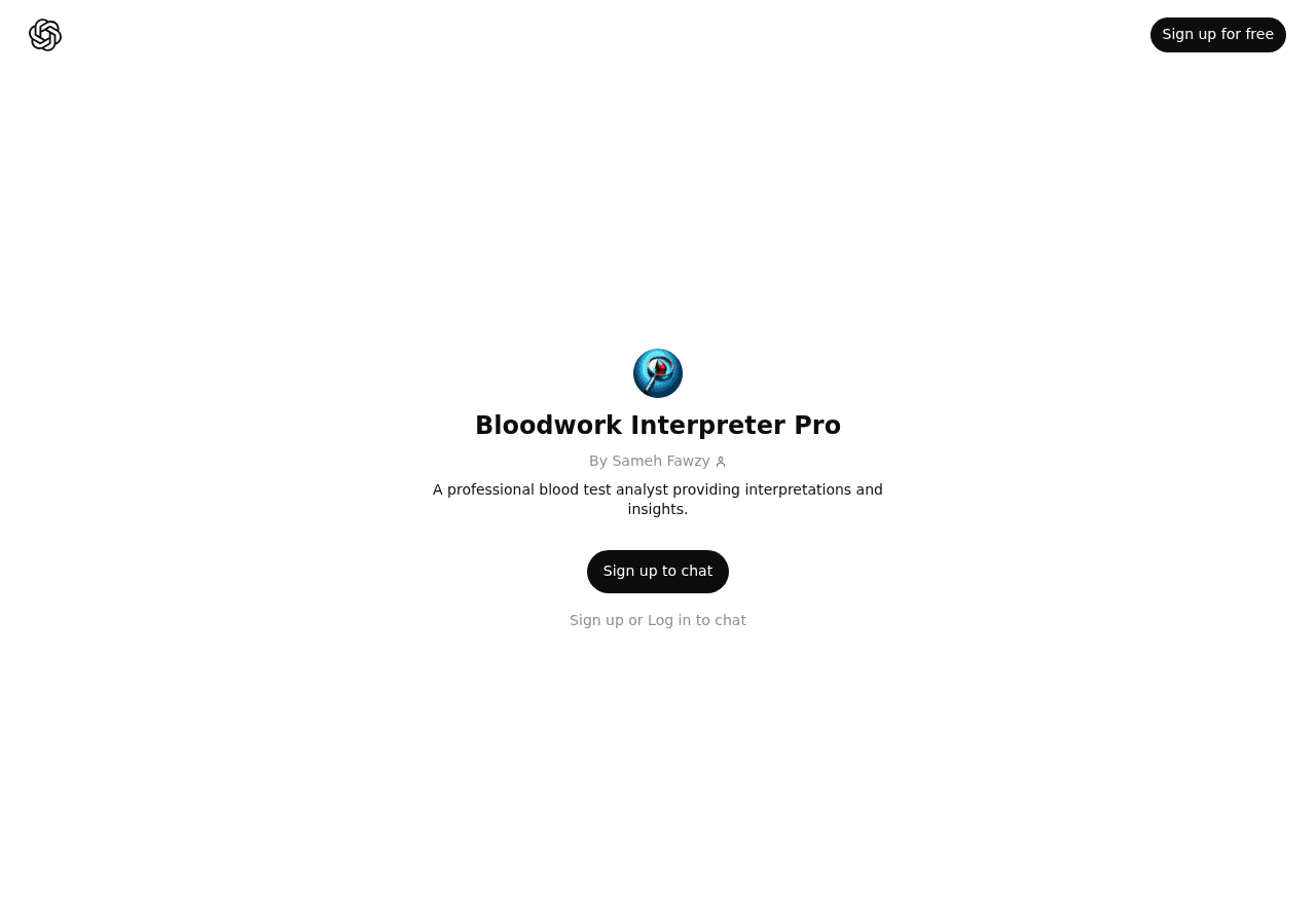 Bloodwork Interpreter Pro