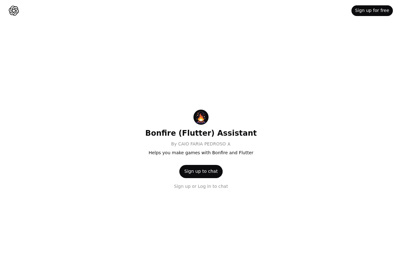 Bonfire (Flutter) Assistant