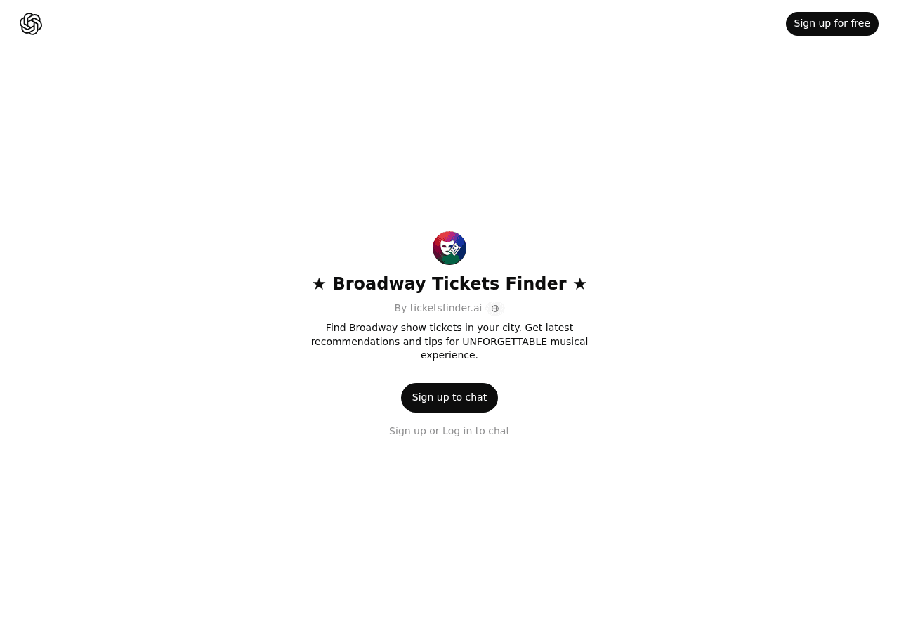 Broadway Tickets Finder