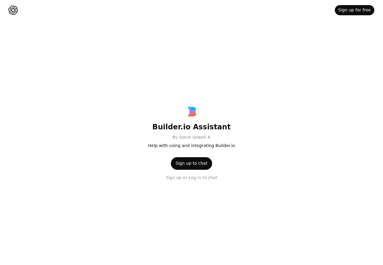 Builder.io Assistant