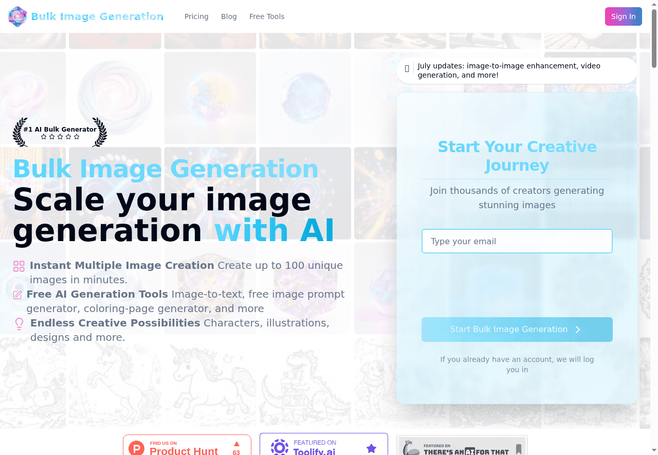 Bulk Image Generator