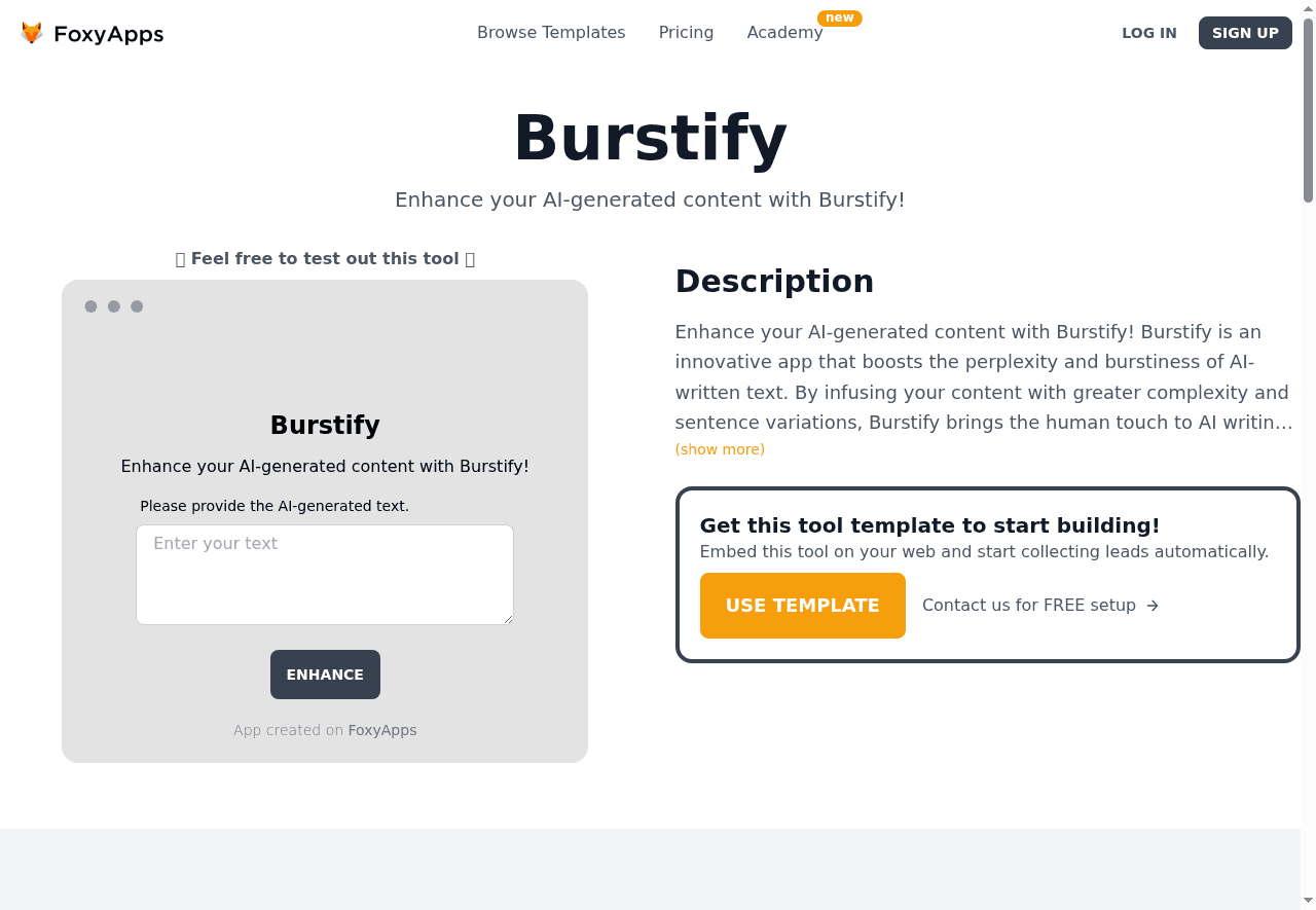 Burstify