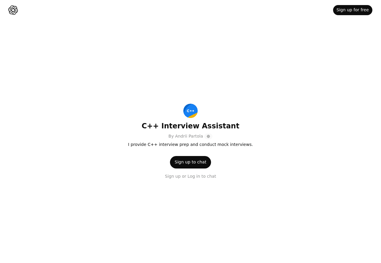 C++ Interview Assistant