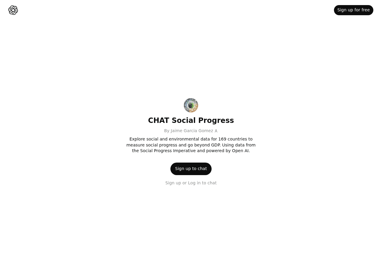 CHAT Social Progress