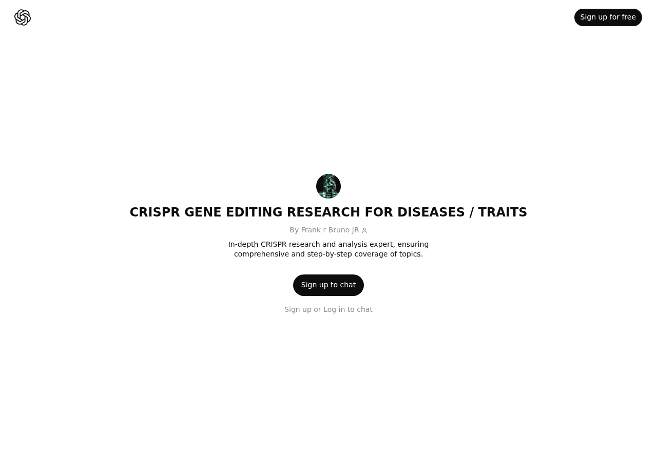CRISPR Gene-Editing Research Assistant