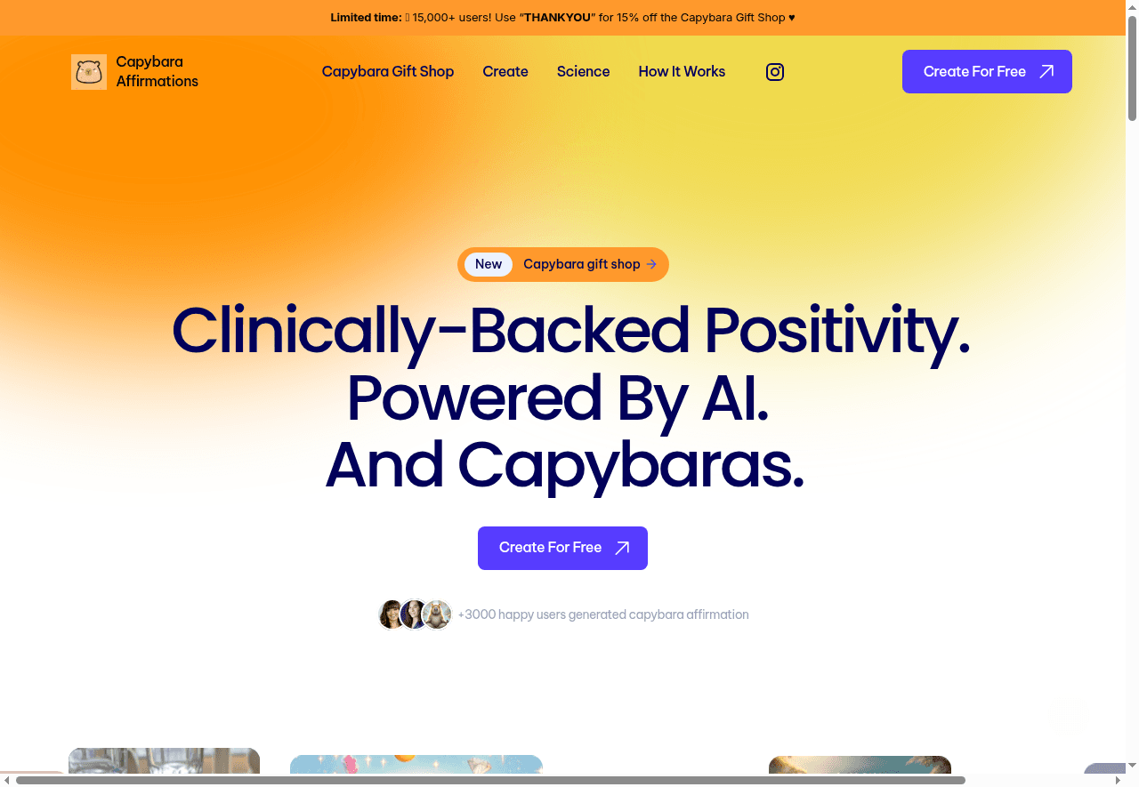 Capybara Affirmations AI