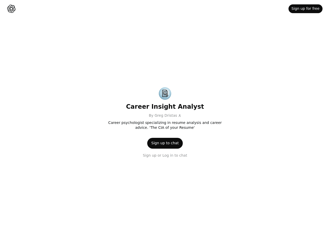 Career Insight Analyst